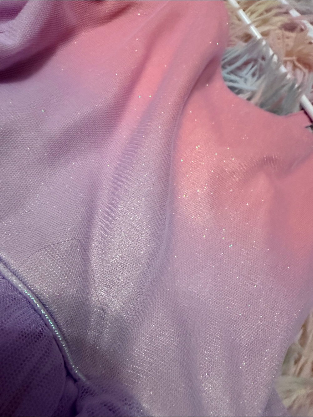Cat & Jack Pink and Lavender Tulle Dress - Picture 3 of 4